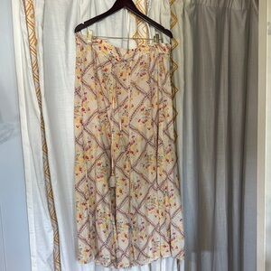 Floral Wide Leg Pants - FreePeople